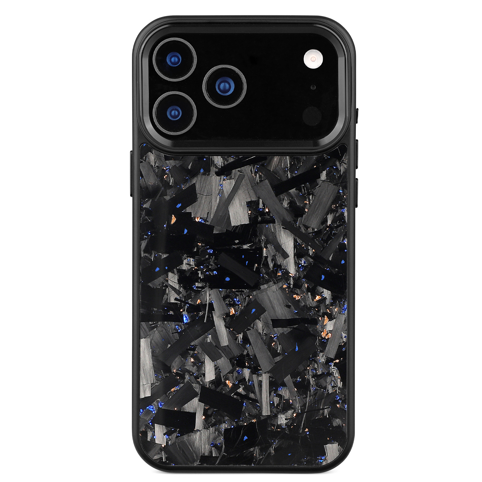 Metal-frame Forged-pattern Phone Case photo 4