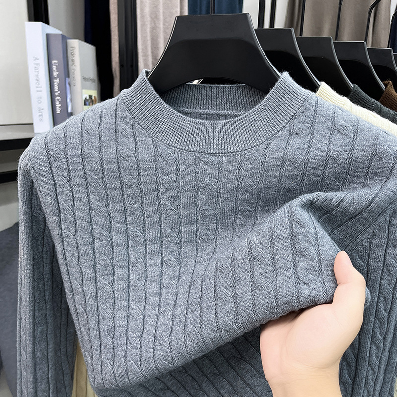 Stylish Casual Versatile And Warm Wool Base Sweater photo 3