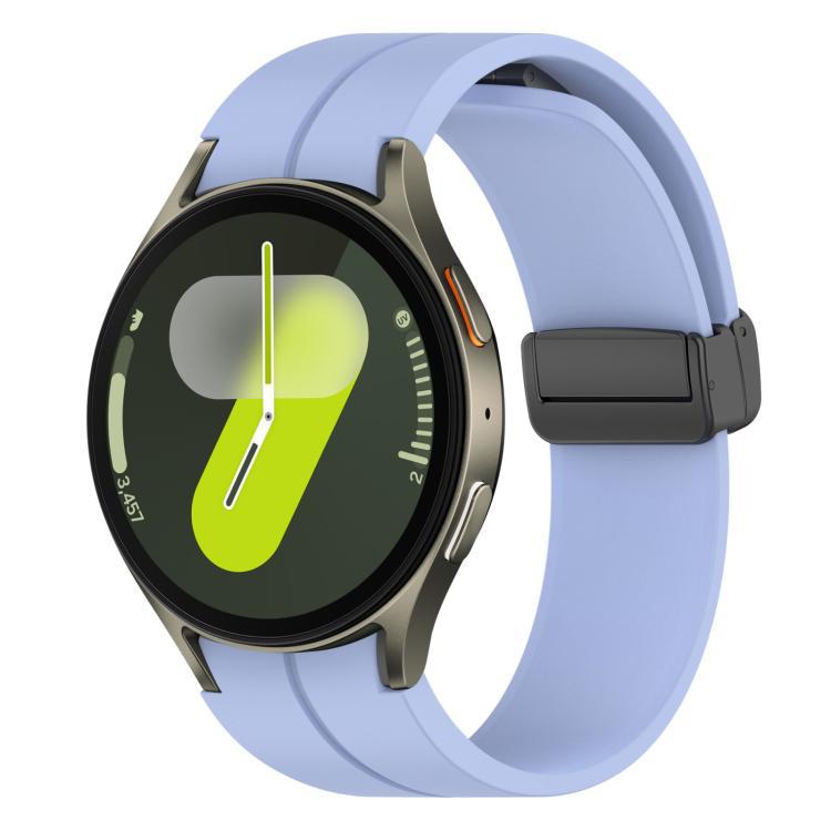 Folding Magnetic Black-clasp Silicone Watch Strap photo 7