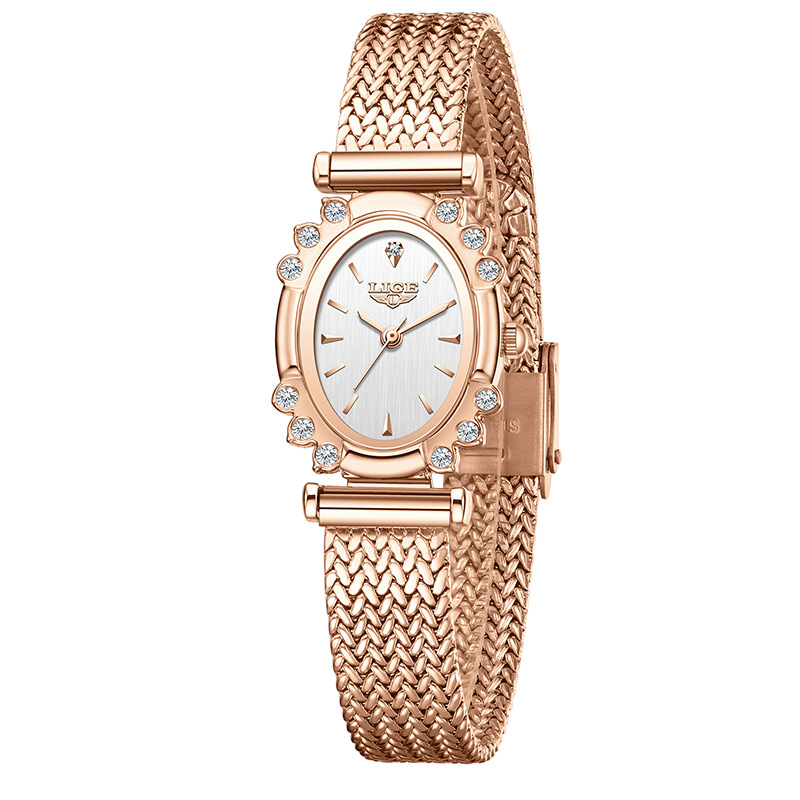 Womens Wheat-ear Strap Square Watch photo 4