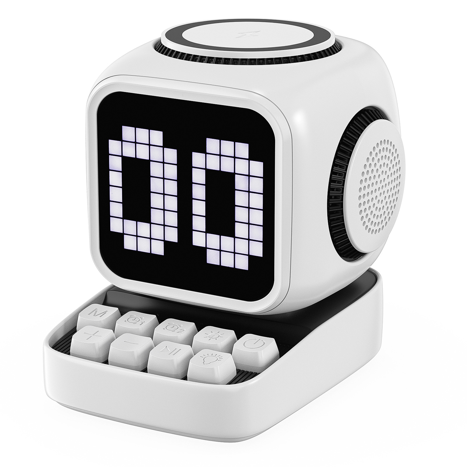 Pixel Bluetooth Speaker With Display And Wireless Charger photo 5