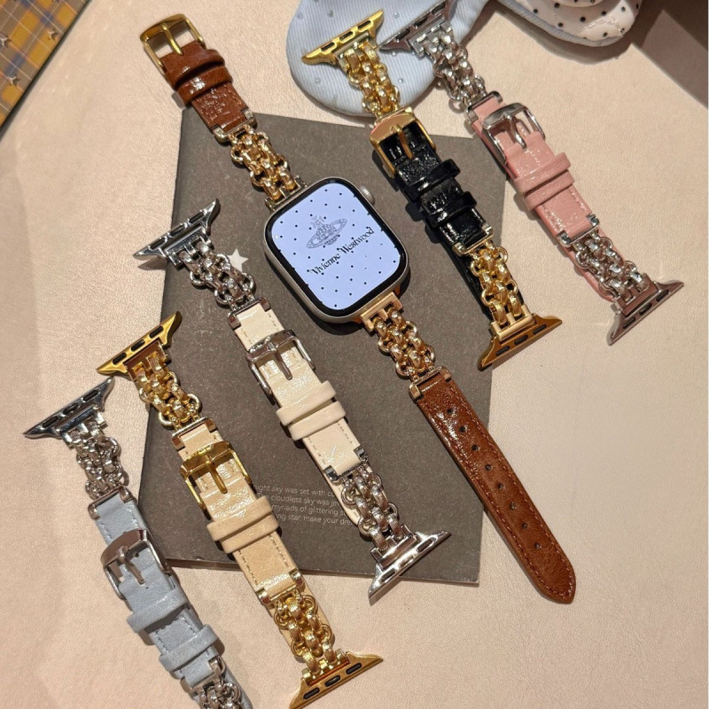Suitable For Metal Chain Patchwork Leather photo 7
