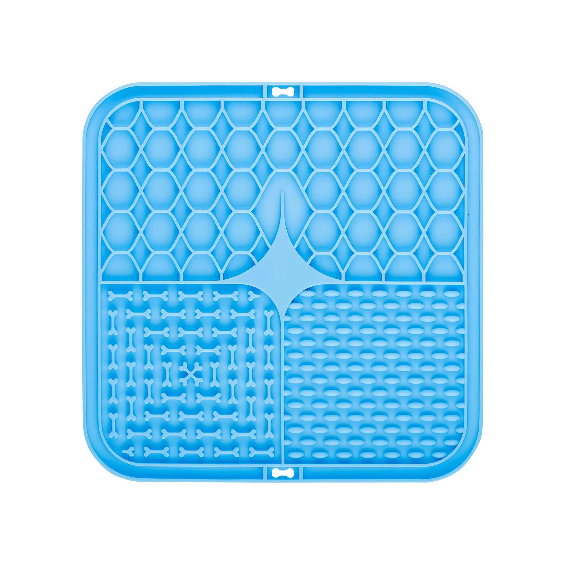Bottom Suction Cup Non-slip Silicone Pet Slow Food Mat photo 3