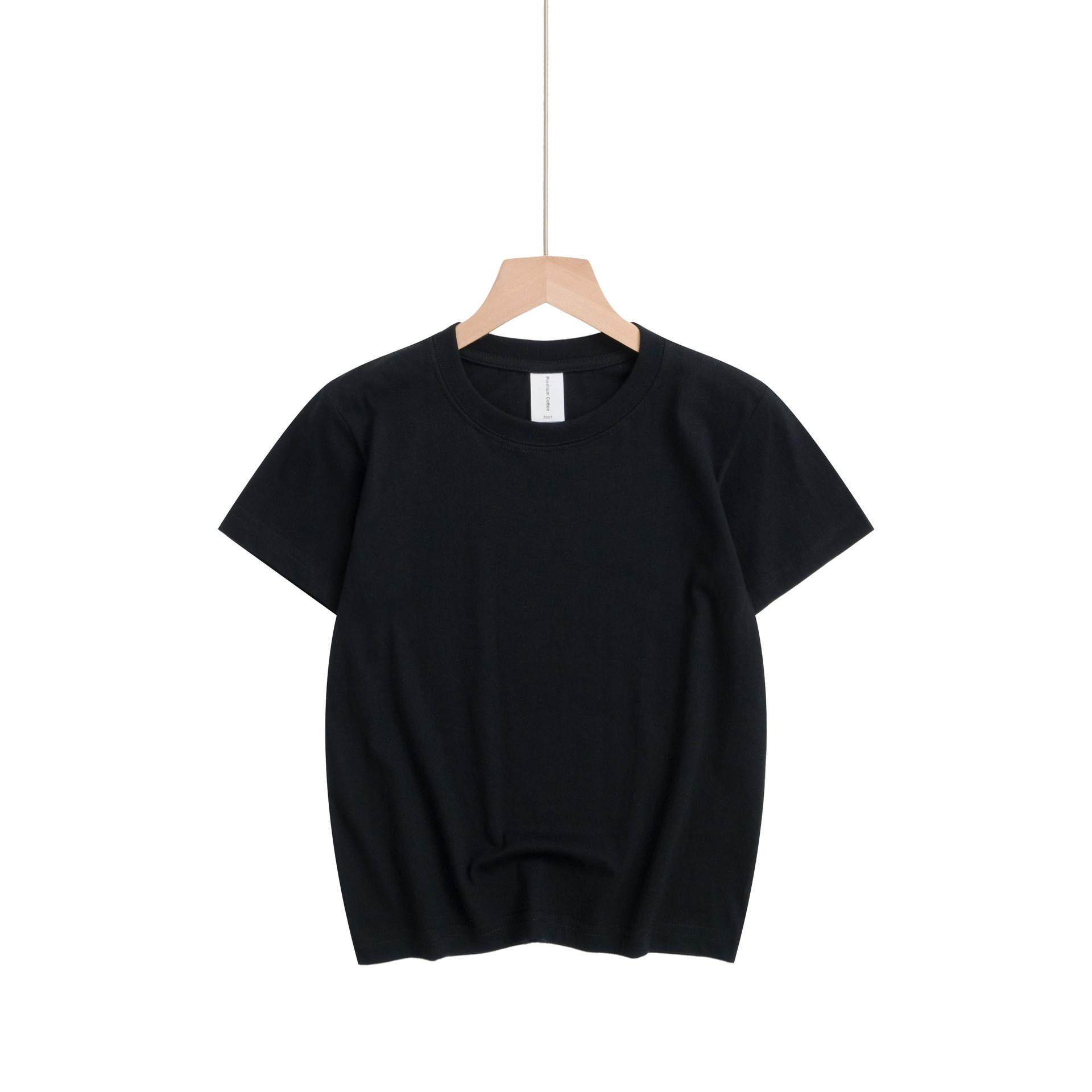 Tube Knit Crew Neck Short-sleeve American Style Vintage, Seamless photo 3