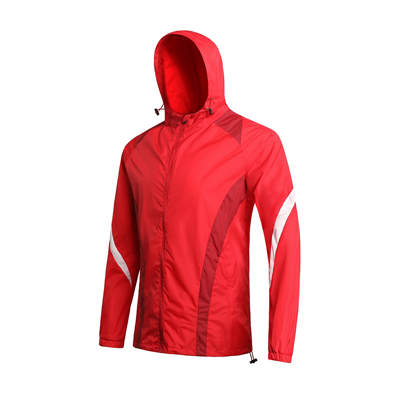 Waterproof Mens And Womens Sports Hooded Trench Coat photo 8