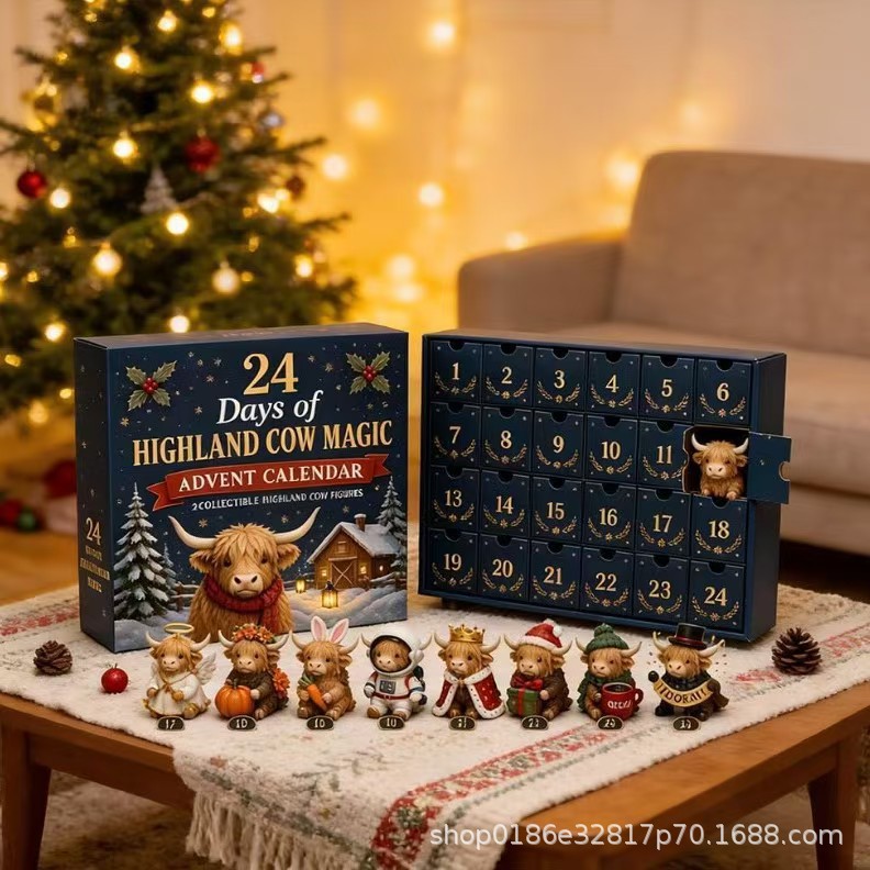 Highland Cow Christmas Calendar photo 5