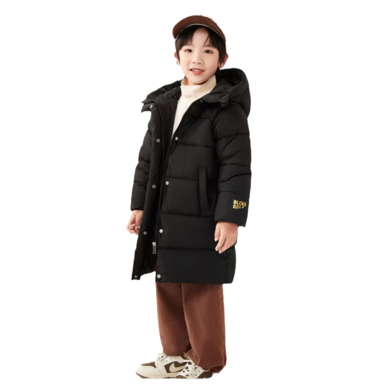 Black Gold Cotton Coat Off-season Graphene Unisex Wear photo 5