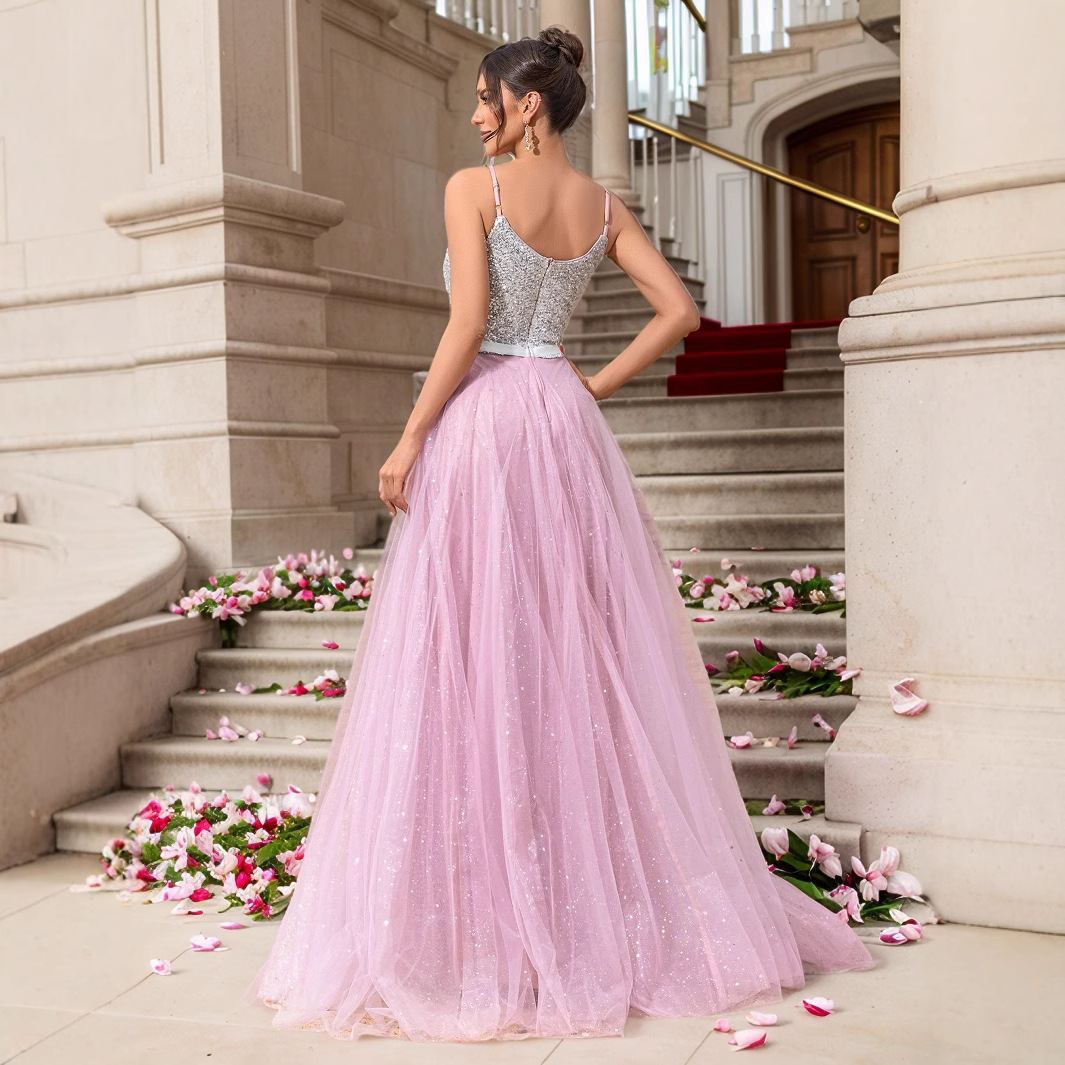 Wedding Dress With Sequins Evening Gown photo 2
