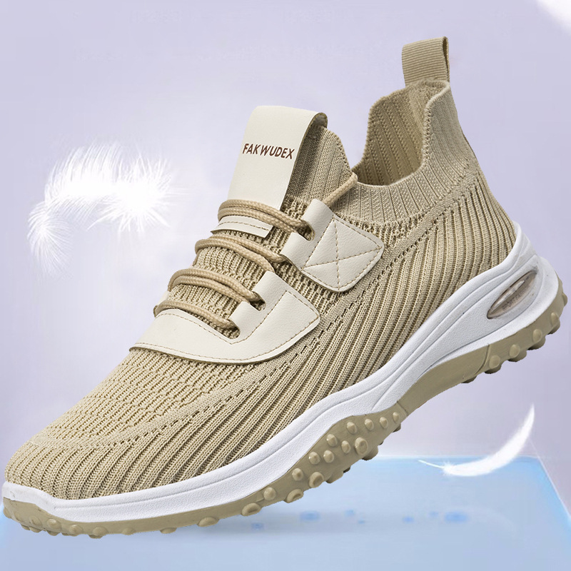 Flyknit Breathable Low Top Sports Outdoor Casual Running Tourism Flat Shoes photo 5