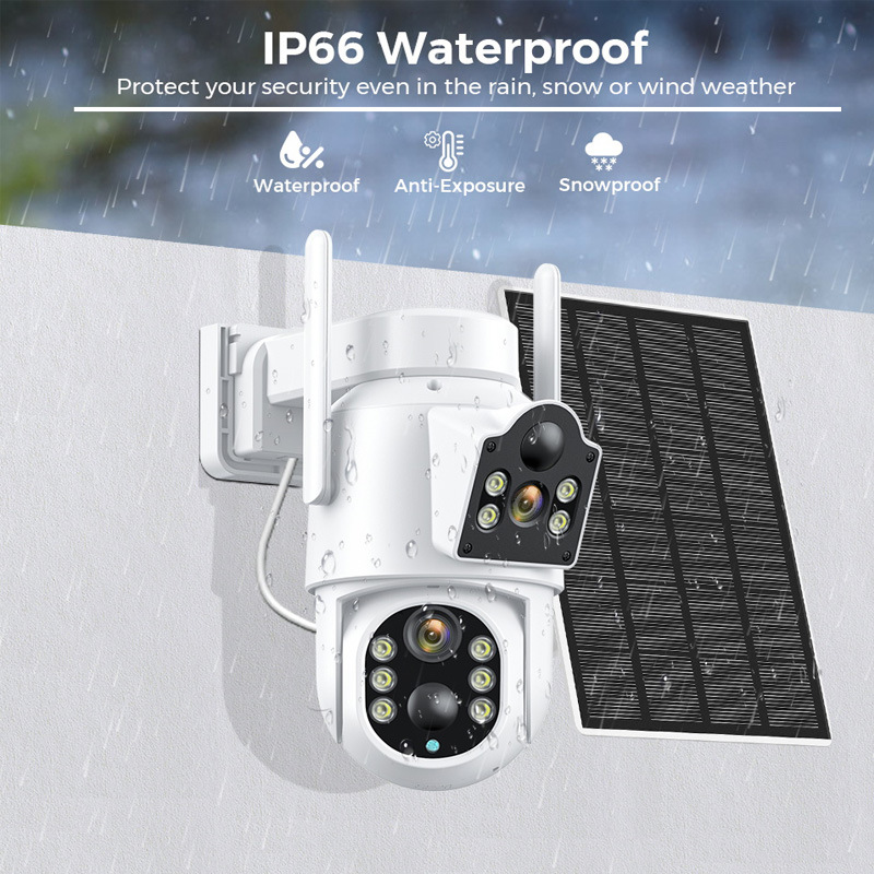 Outdoor Solar Home HD Wireless Wifi Network Plug-in-free Monitor photo 5