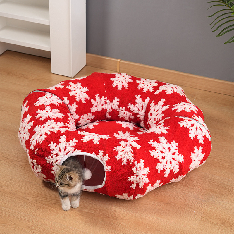 Donut-shaped Pet Bed Cat Mattress photo 7