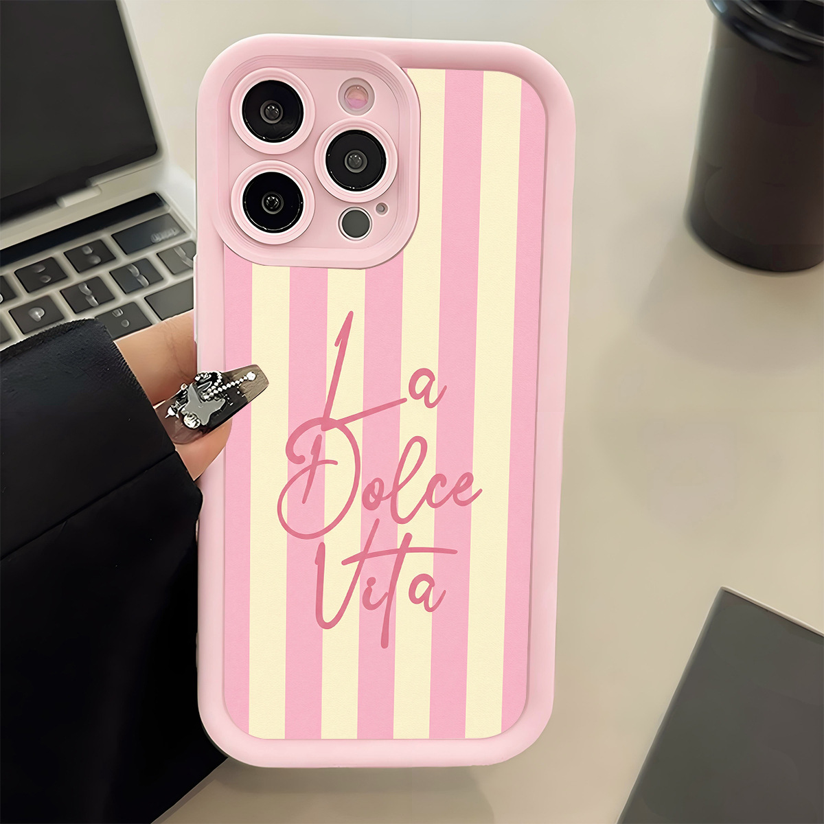 Silicon Carbide Ladder Sky Eye Groove Phone Case photo 4