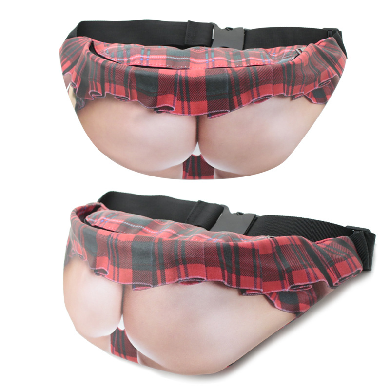 Creative Belly Waist Bag Beer Belly Leather Waist photo 4
