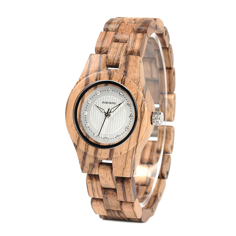 Mens And Womens Minimalist Casual Retro Wooden Watch photo 5
