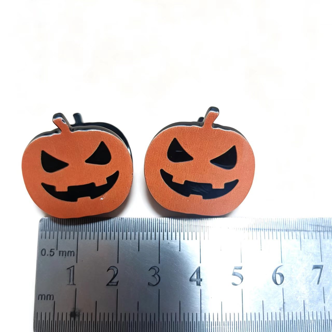 Cute Spooky Pumpkin Head Hair Clip For Halloween photo 6
