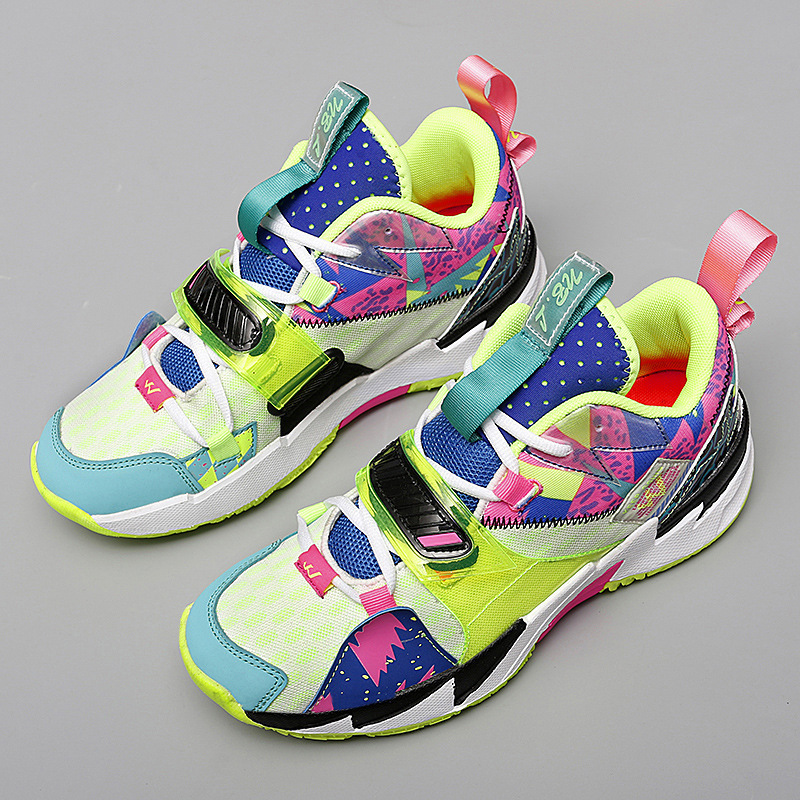 Autumn Flying Surface Woven Youth Basketball Shoes photo 4
