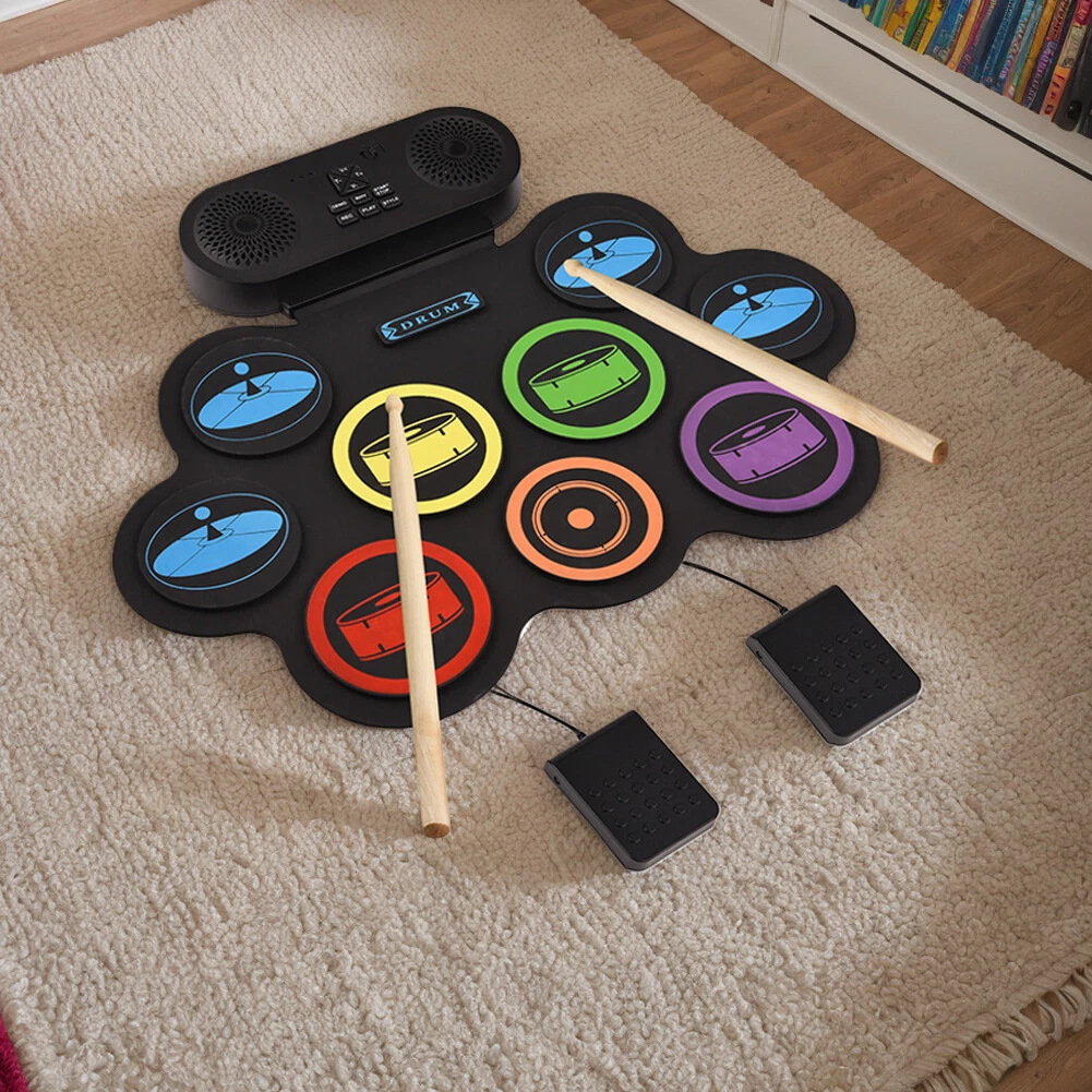 Portable Percussion Instrument Silicone Jazz Drum Set photo 1