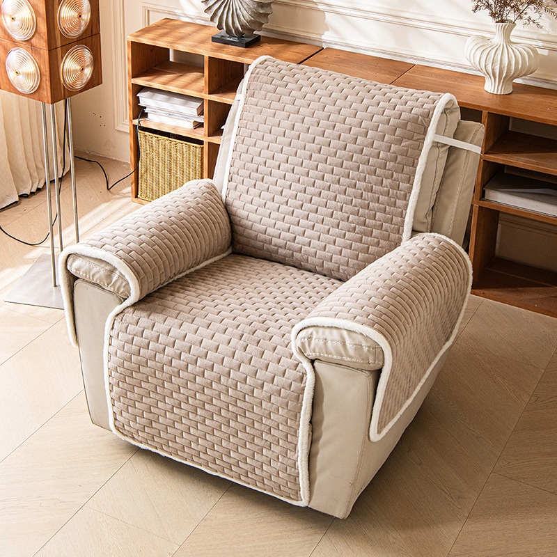 Solid-color Protective Cover For A Pet Sofa With A One-piece Design photo 4