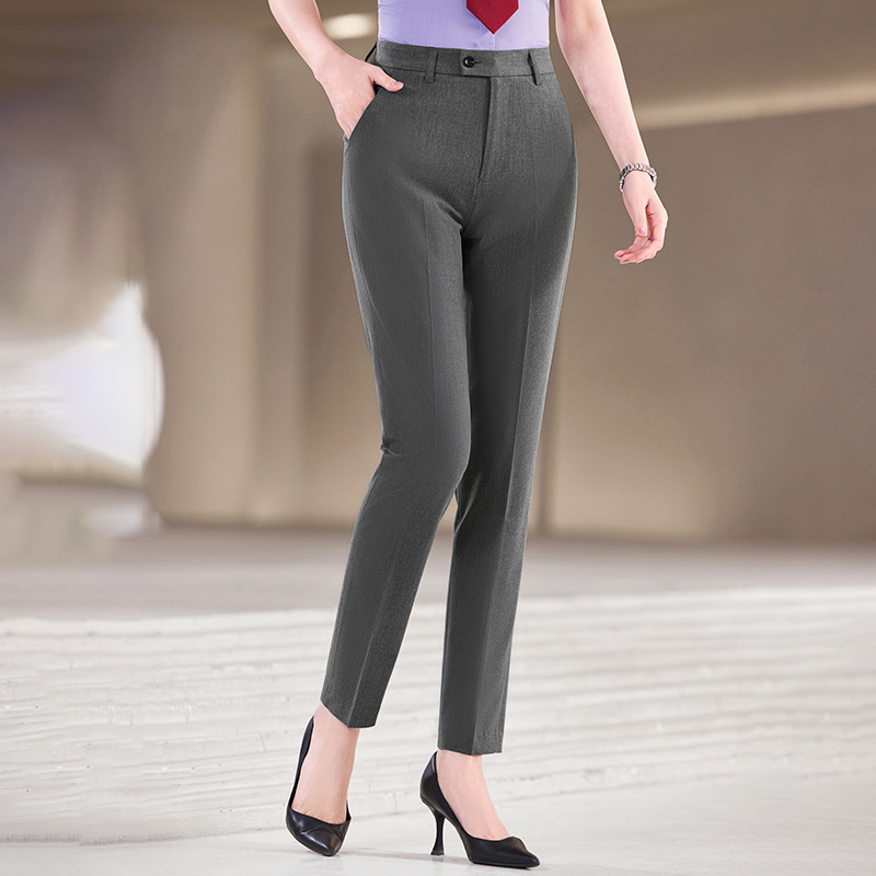 High-waisted Tailored Draping Formal Trousers That Flatter photo 4