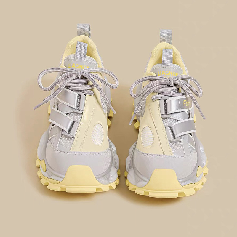 Girls Sports Shoes Running Shoes For Older Children Soft-soled Versatile Dad Shoes photo 1
