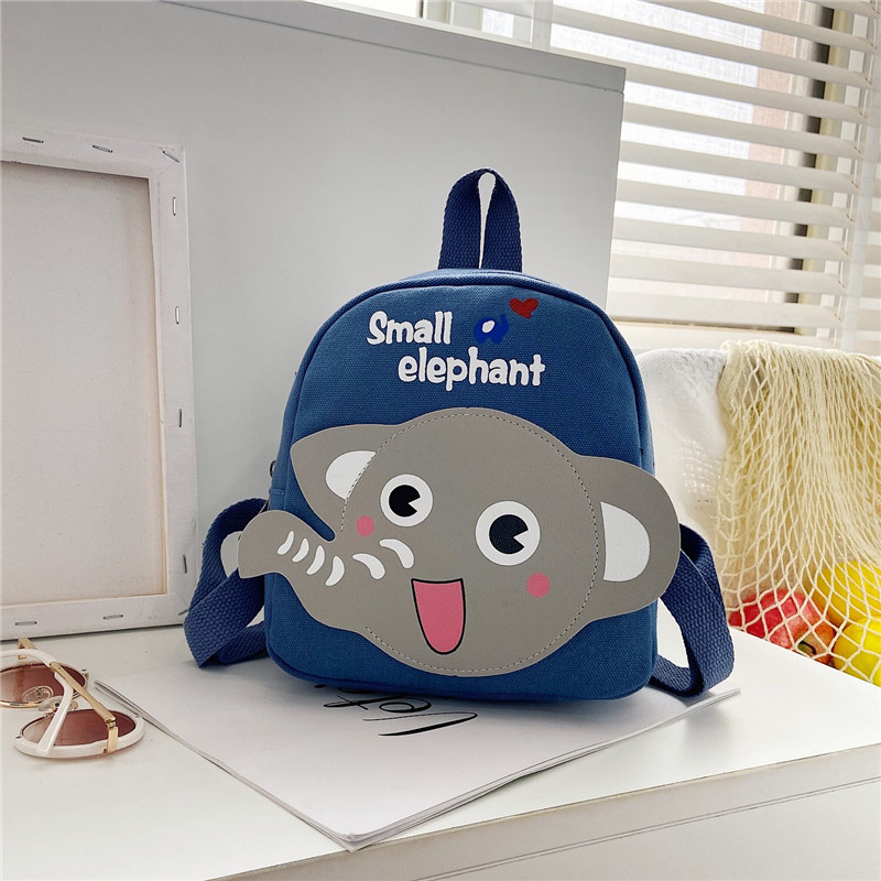 Boys Canvas Backpack Cute Cartoon School Bag photo 6