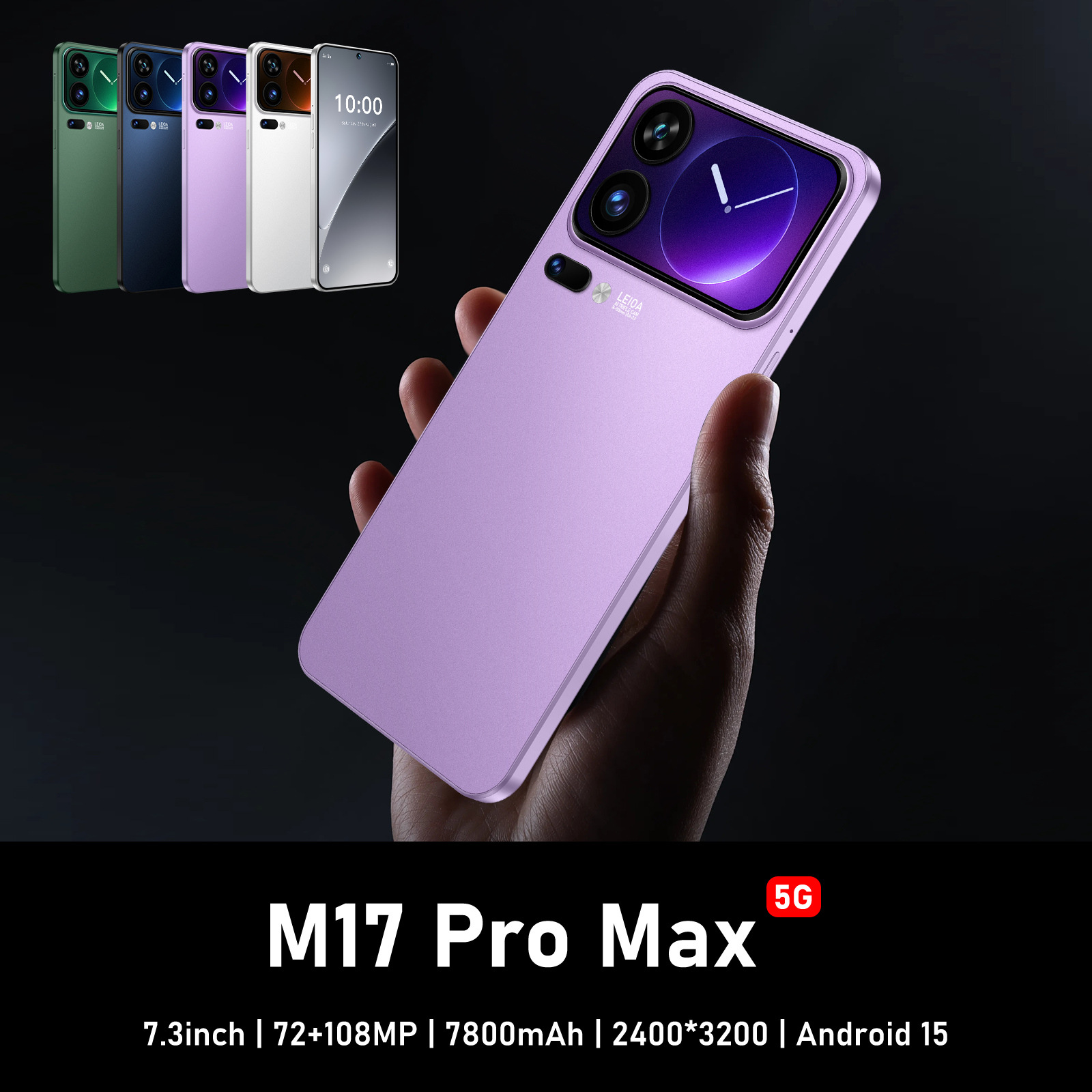 New M17 Pro Max Phone With A Large Screen photo 2