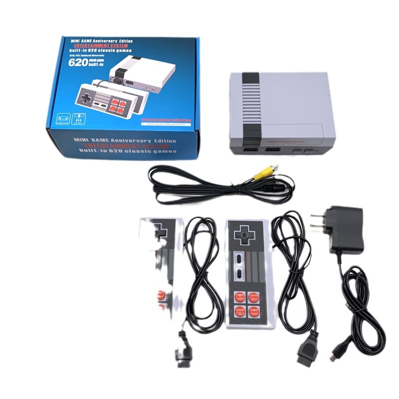 NES Game Console 8-bit Nostalgic 80 S Retro FC NES 620 TV Mini Game Host photo 2