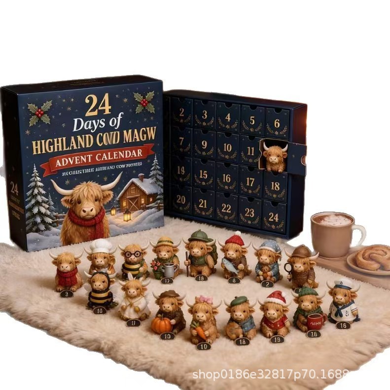 Highland Cow Christmas Calendar photo 2
