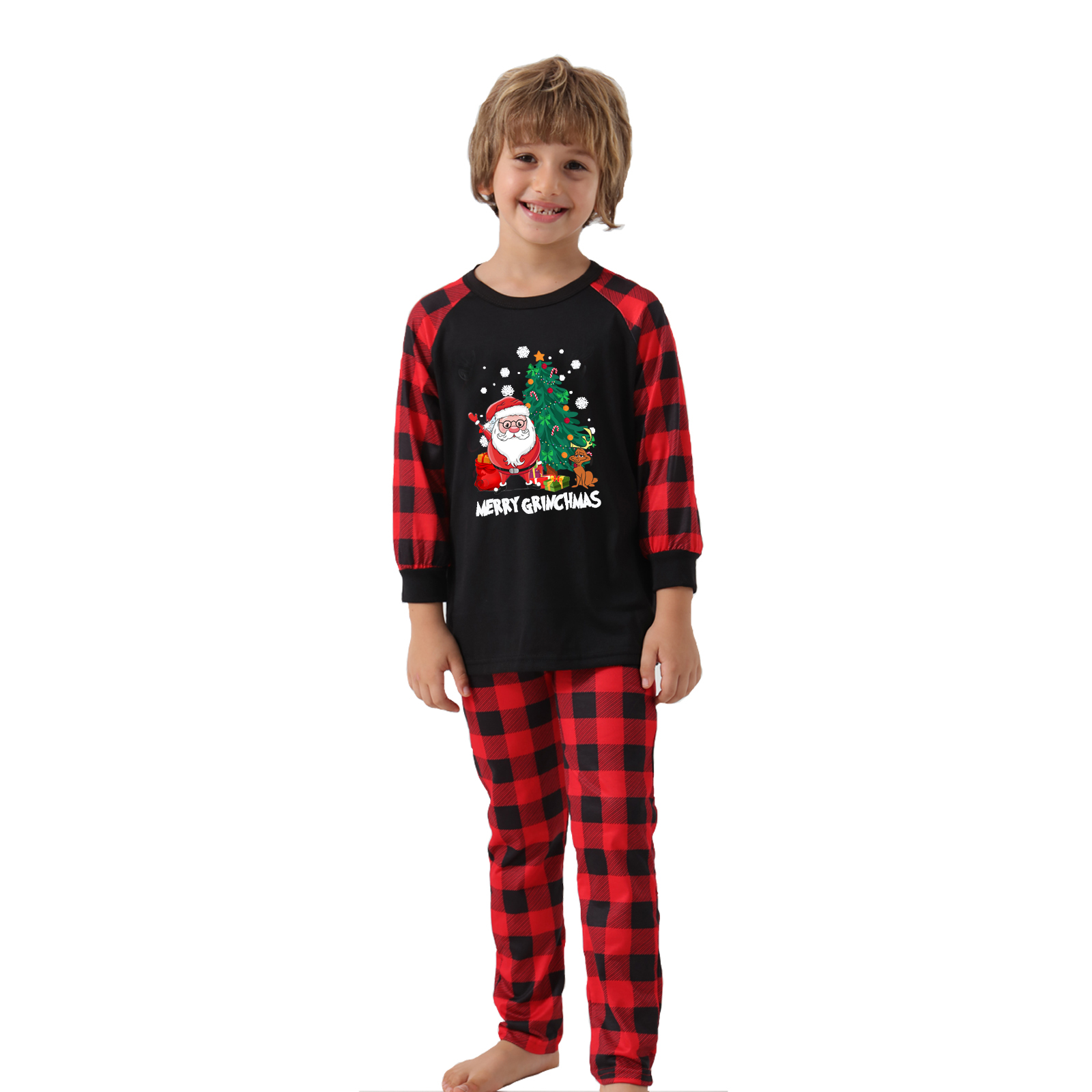 Christmas Parent-child Wear Family Pack Homewear Pajamas Suit photo 5