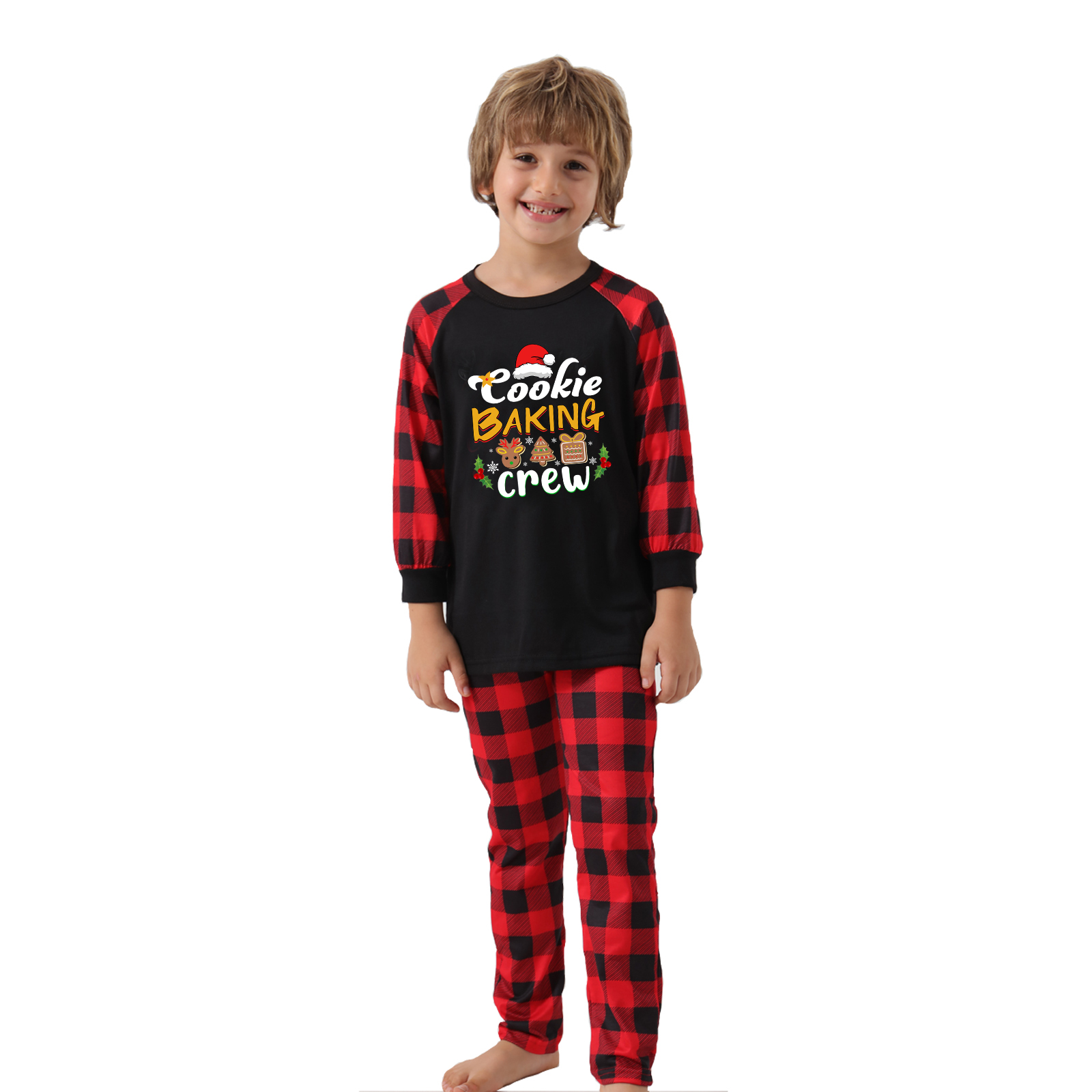 Christmas Parent-child Homewear Clothes Pajamas Suit photo 6