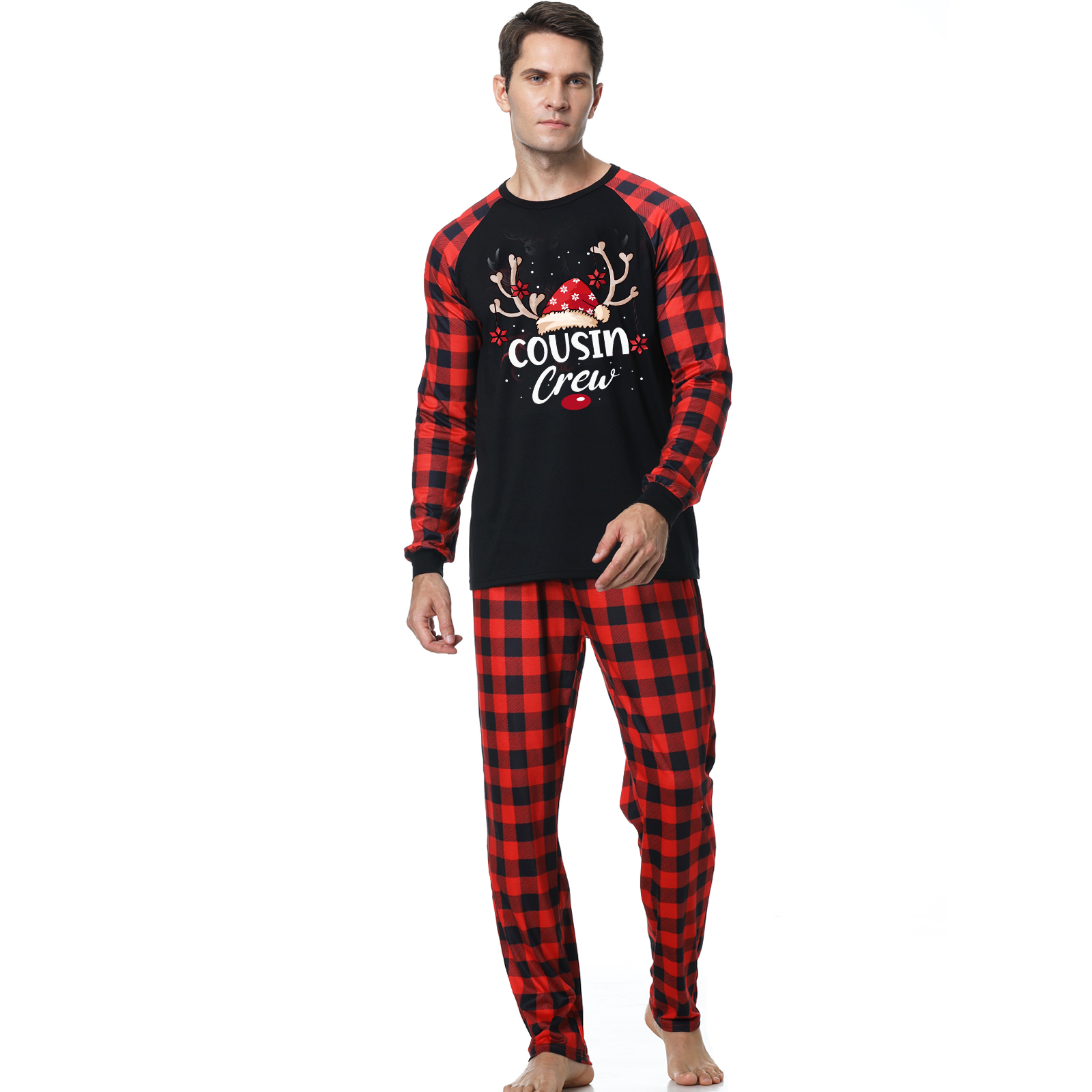 Christmas Parent-child Wear Family Pack Homewear Pajamas Suit photo 3