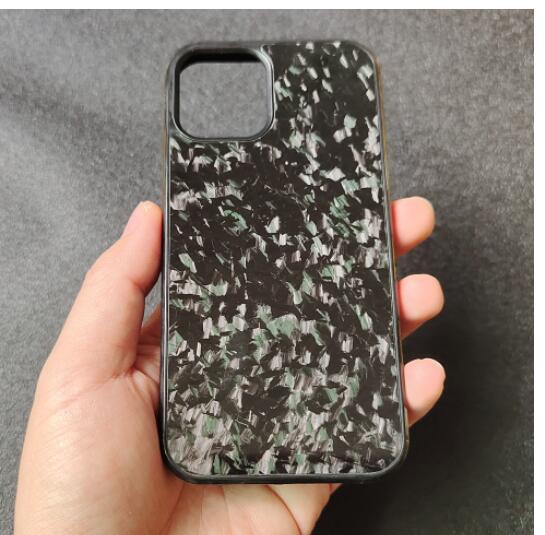 Carbon Fiber Magsafe Forged Pattern TPU Phone Case photo 3