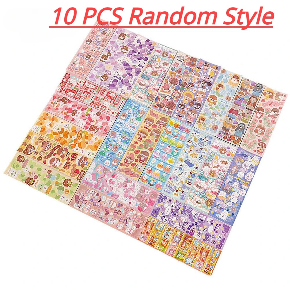 Stickers Cute Laser Journal Stickers PVC Waterproof Notebook Stickers DIY Stickers Suit photo 6