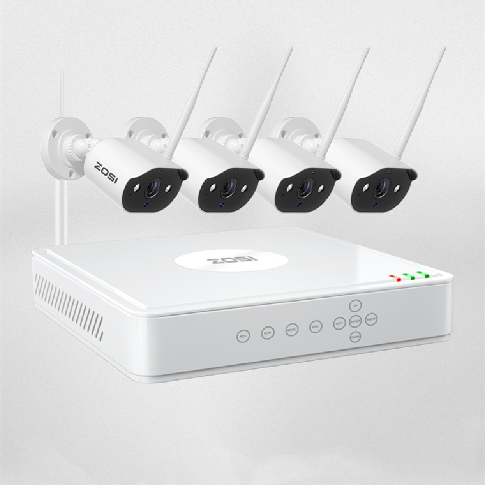 ZOSI Zhou Shi 5 Million HD POE Network Video Recorder Security Remote Outdoor Monitor Suit photo 1