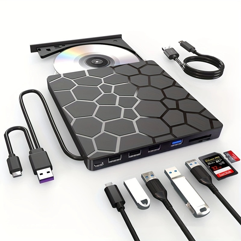 Multifunctional External CD Driver CD Writer photo 3