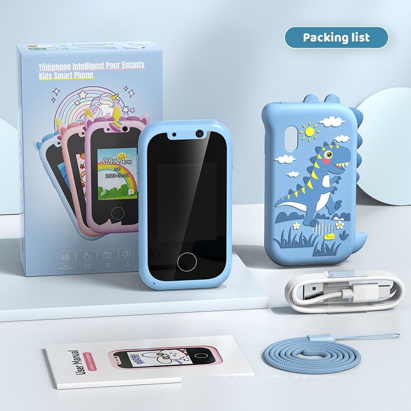 Early Childhood Education Photo Video Game Mini Bear Handheld Touch Mobile Phone Camera photo 1