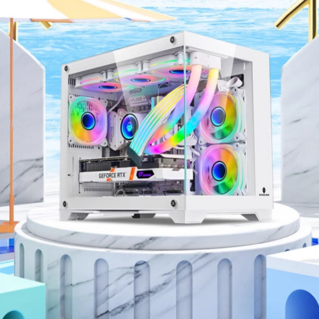 Panoramic Glass 360 Water-cooled Desktop Computer Host photo 1
