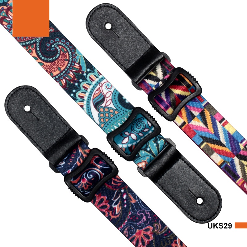 Thermal Transfer Printing Ukulele Color Small Guitar Belt photo 8