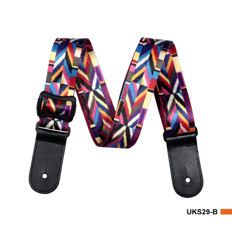 Thermal Transfer Printing Ukulele Color Small Guitar Belt photo 2