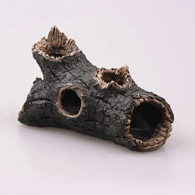 Fish Tank Landscape Submerged Wood Shrimp Pot Dried Wood Resin Crafts Decoration Ornaments photo 3