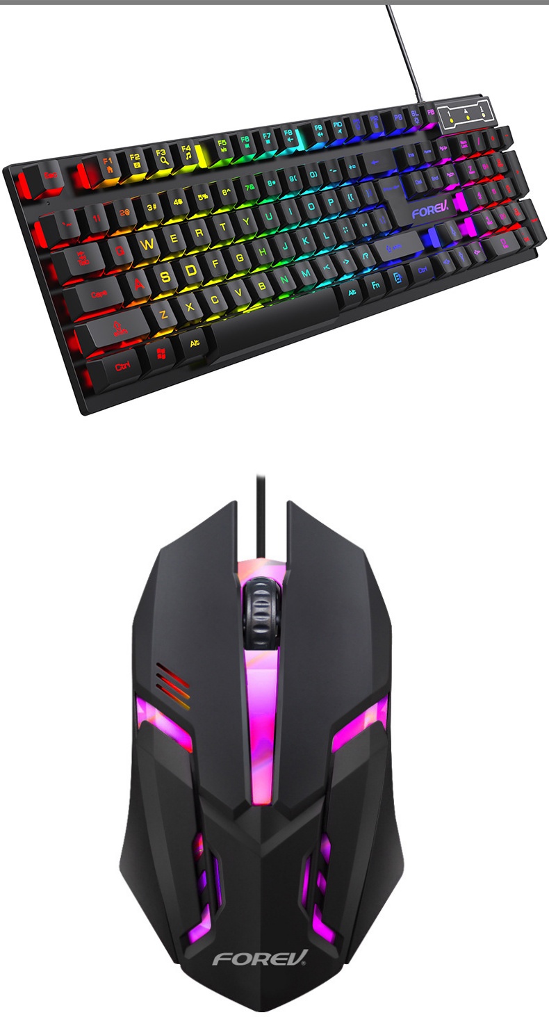 Household Portable 104 Key Back Light Keyboard For Gamers Mouse photo 4