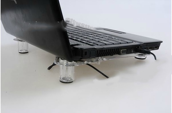 Notebook Radiator Transparent Crystal Three Fan photo 5