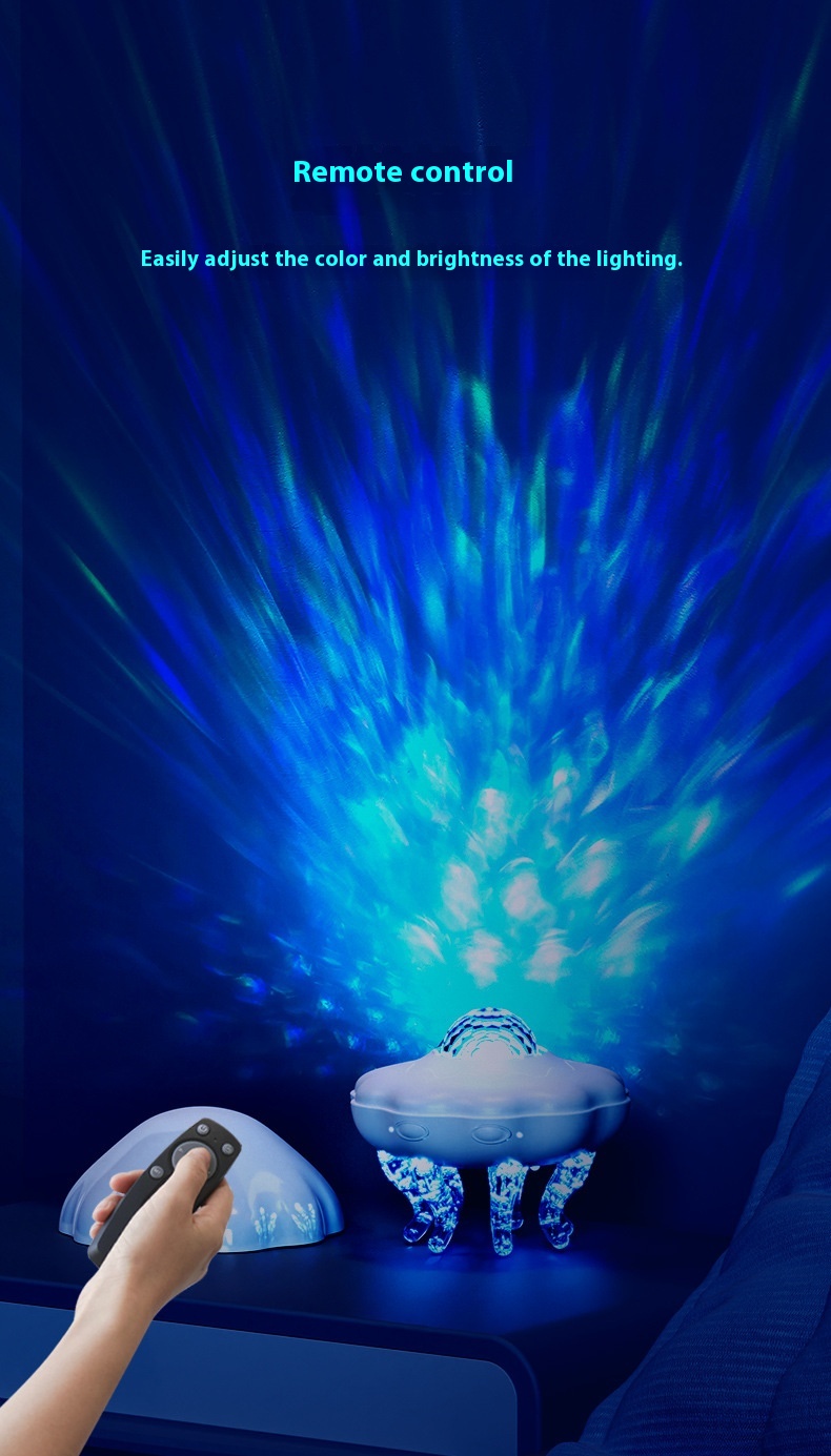 Audio Projection Lamp Water Ripple Lamp Jellyfish Atmosphere photo 3