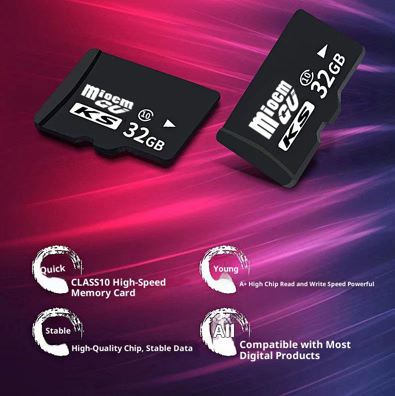 TF Card 32G Mobile Phone Camera 6 Monitoring Driving Recorder Memory Card photo 5