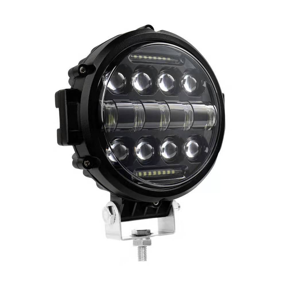 7-inch Circular Car Headlights With LDE Guard Bars photo 5