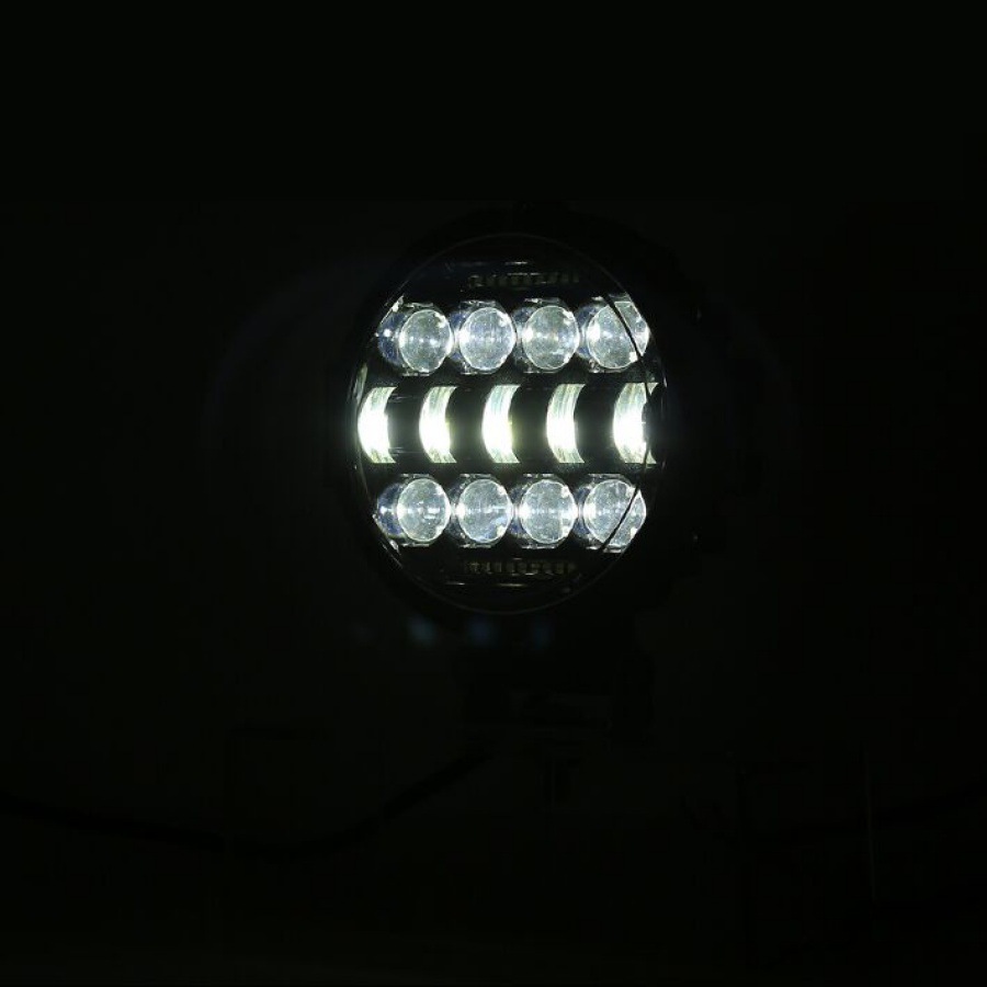 7-inch Circular Car Headlights With LDE Guard Bars photo 1