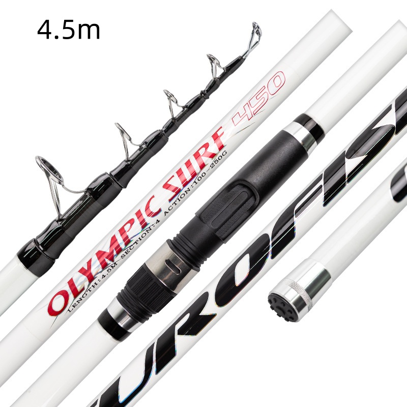 Long Casting Sea Rod Telescopic High Carbon Hard Fishing Rod photo 2