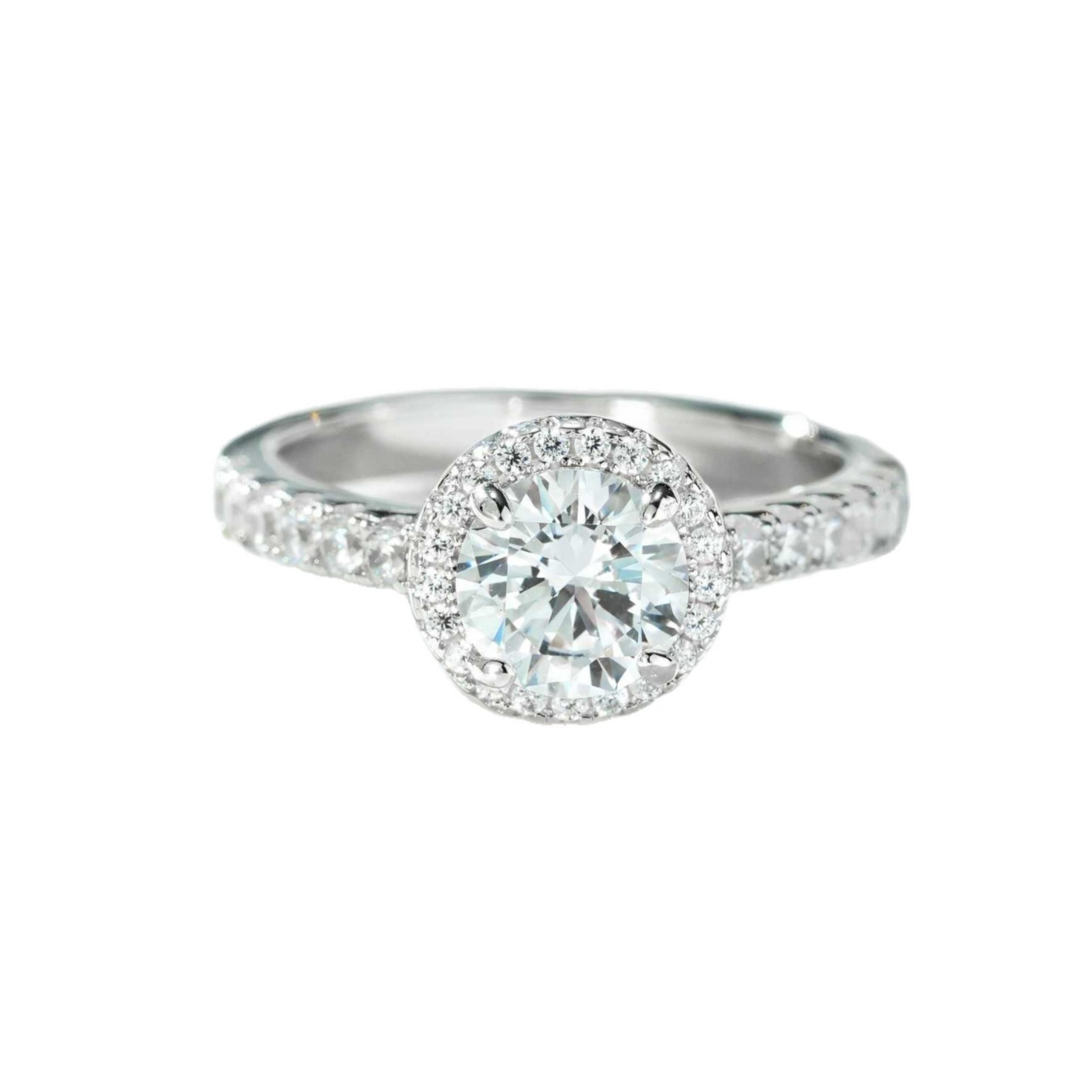 Women's 1-carat Round Bezel Ring photo 3