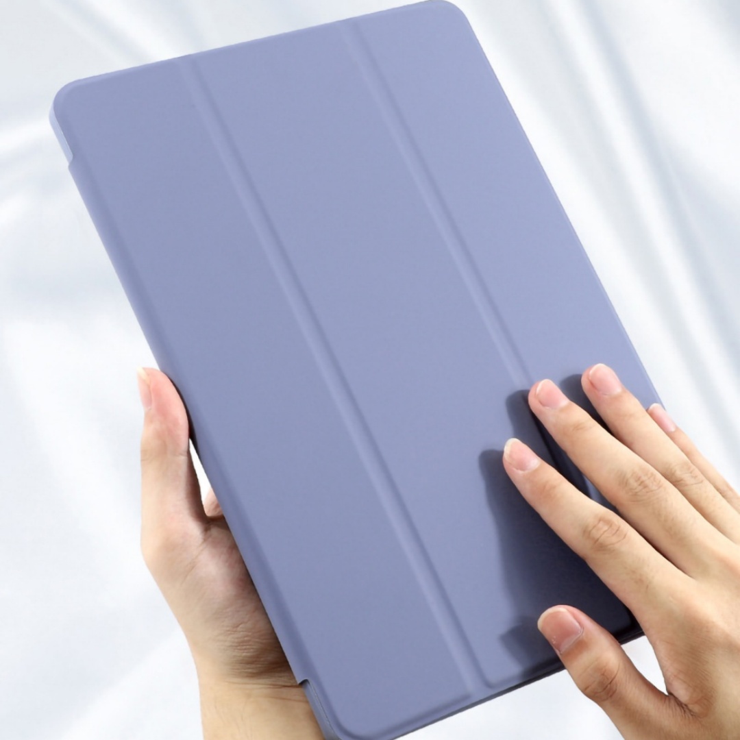 Minimalist Solid Color S8S9 Tablet Case With Pen Slot photo 1