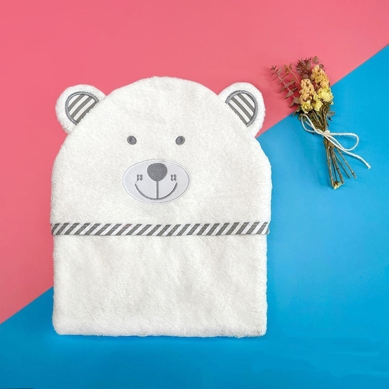 Class A Bamboo Fiber Swaddle With Hood Childrens Bath Towel Blanket And Cape All In One photo 2